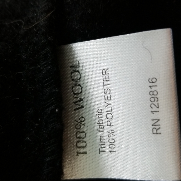Venario Size XXL Black Cream Full Zip Sweater Jacket - Picture 6 of 6